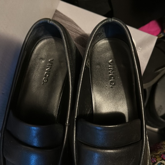 Vince black loafers size 8.5 - Picture 2 of 5